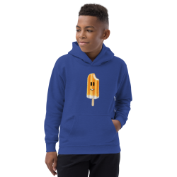 Kids Creamsicle Pixel Hoodie